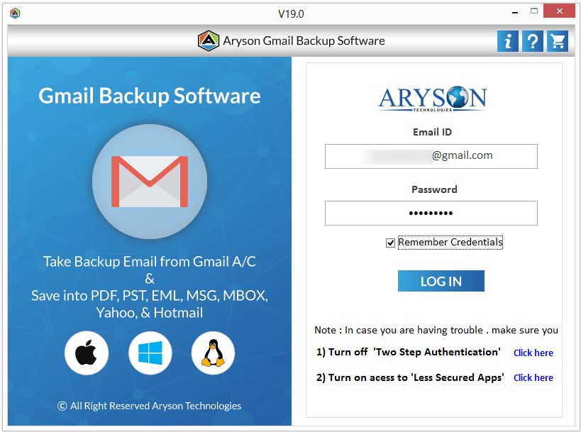 backup gmail inbox