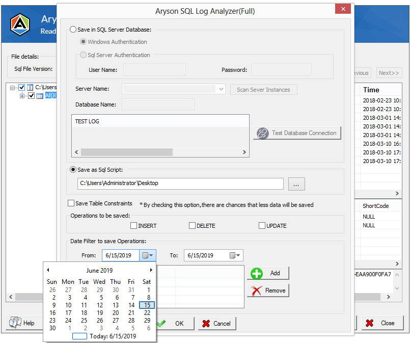 SQL Log Analyzer