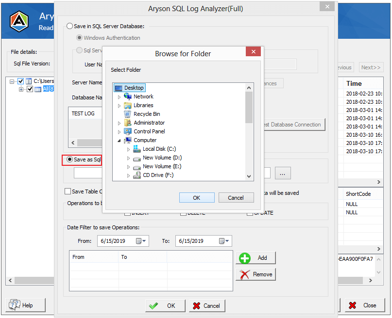 SQL Log Analyzer