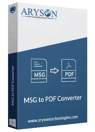 MSG To PDF Converter tool product box