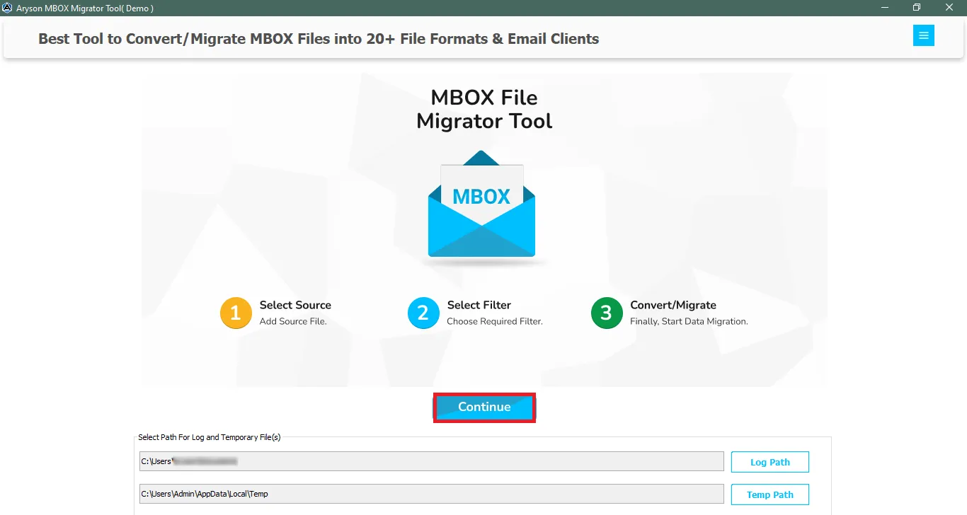 MBOX Converter Tool