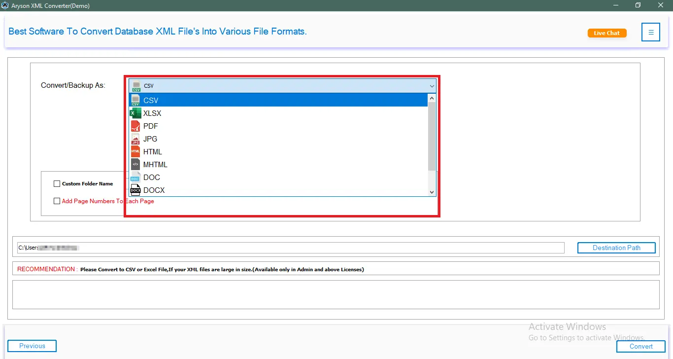 XML Converter