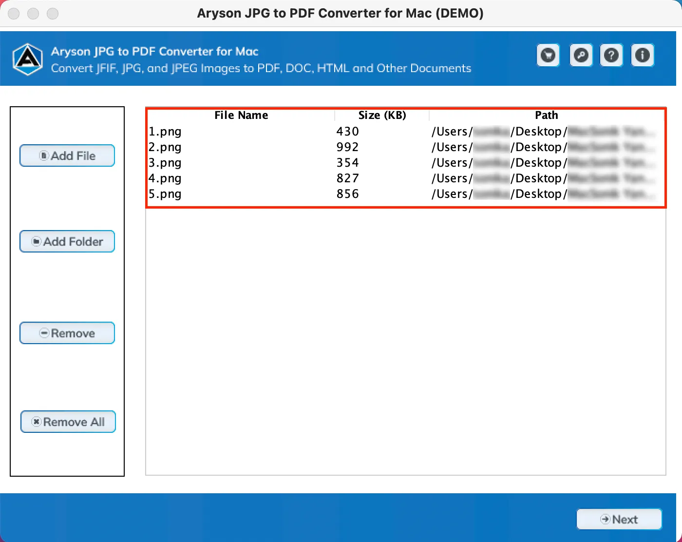 Mac JPG to PDF Converter