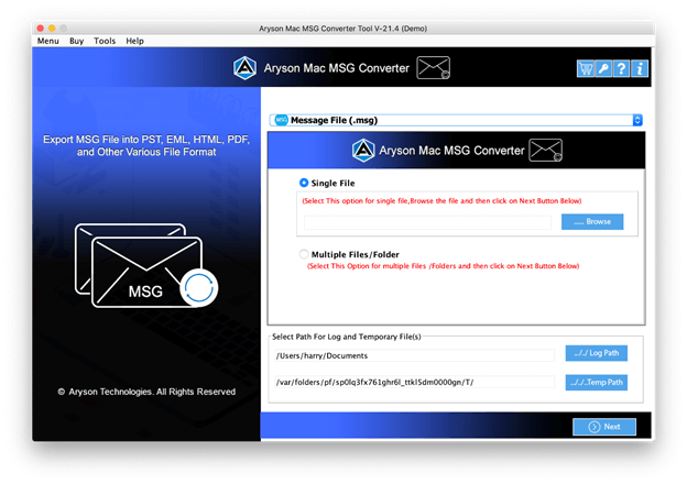 Mac MSG Converter