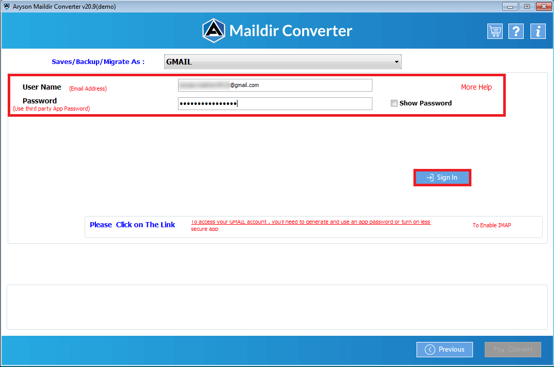 Maildir Converter