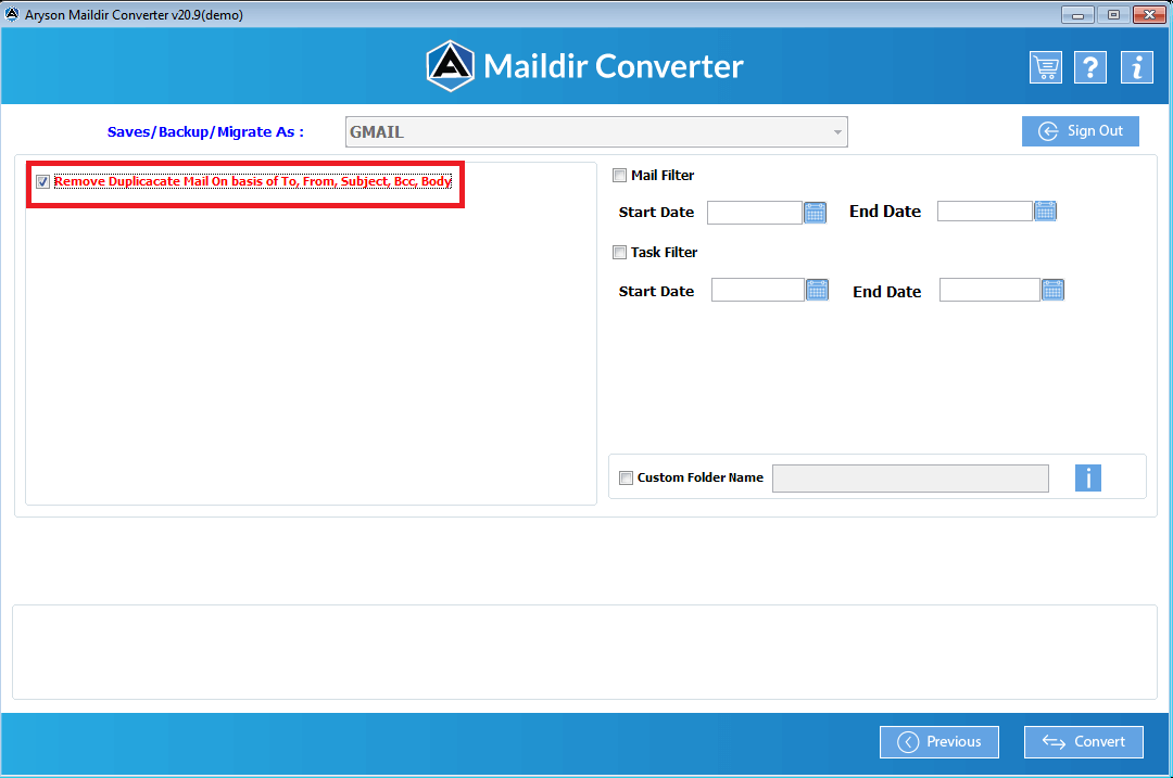 Maildir Converter