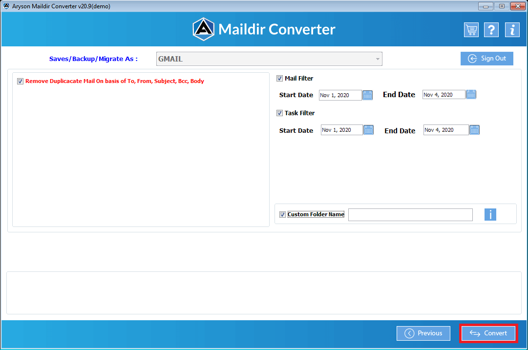 Maildir Converter