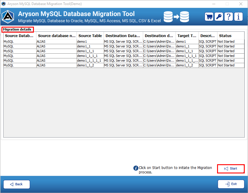 MySQL Database Migration