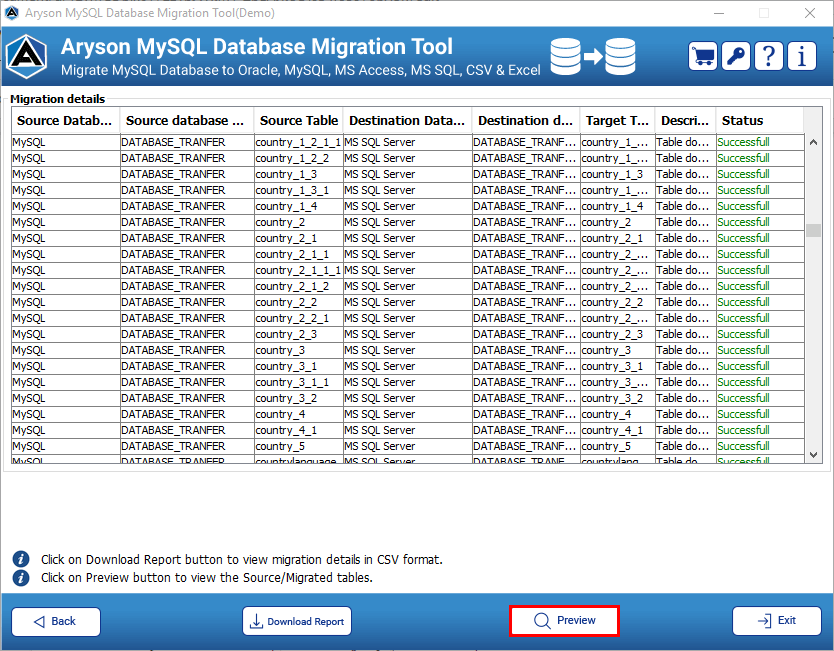 MySQL Database Migration