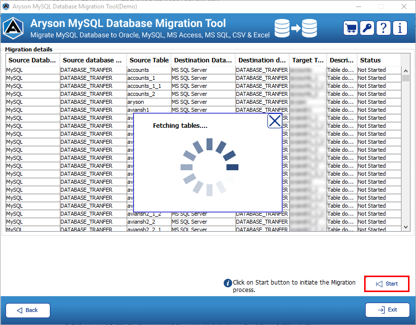 MySQL Database Migration