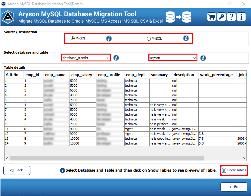 MySQL Database Migration