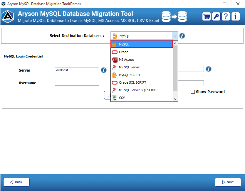 MySQL Database Migration