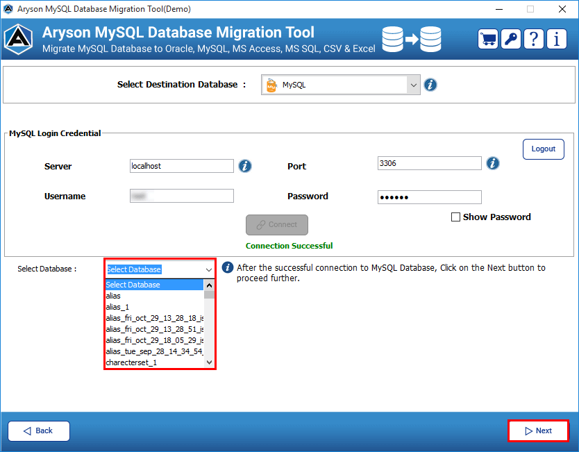 MySQL Database Migration