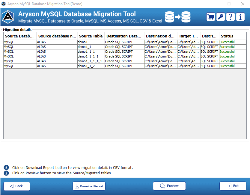 MySQL Database Migration