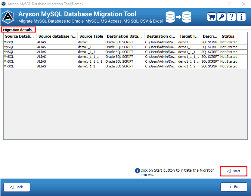 MySQL Database Migration