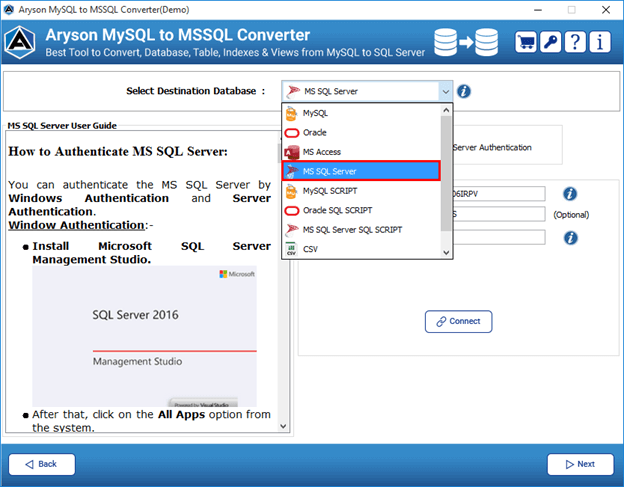 MySQL to MS SQL Converter