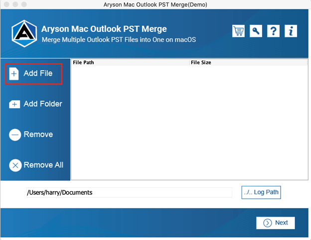 Mac Outlook PST Merge Tool