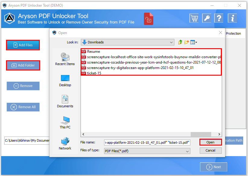 pdf unlocker software