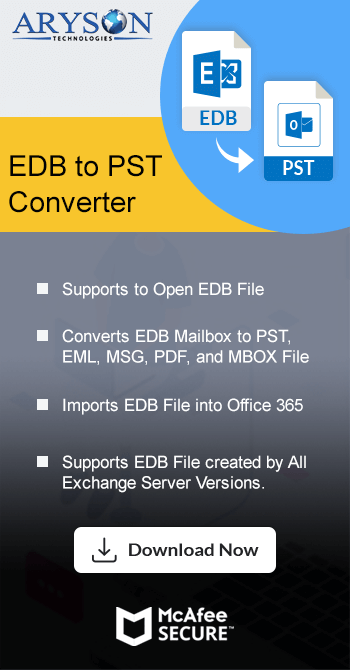 EDB to PST Converter