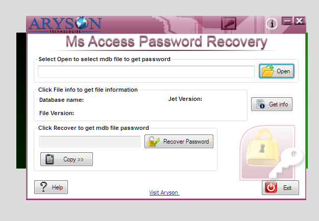 Aryson Access Password Recovery 21.9 full