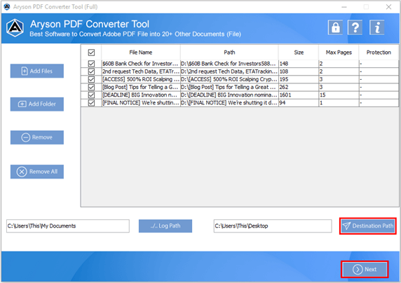 Aryson PDF Converter Tool 21.12 full