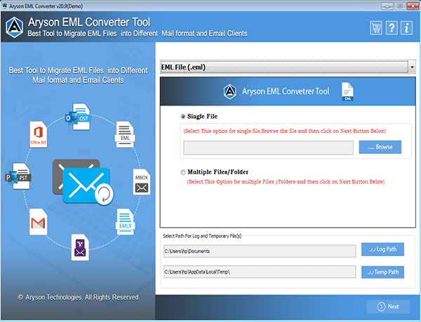 Aryson EML Converter 21.9 full